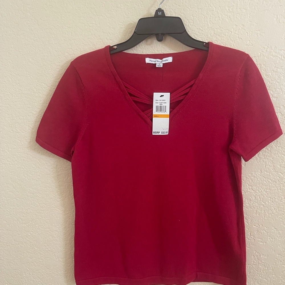 Mercer Street Studio, NWT, women, size S, Red